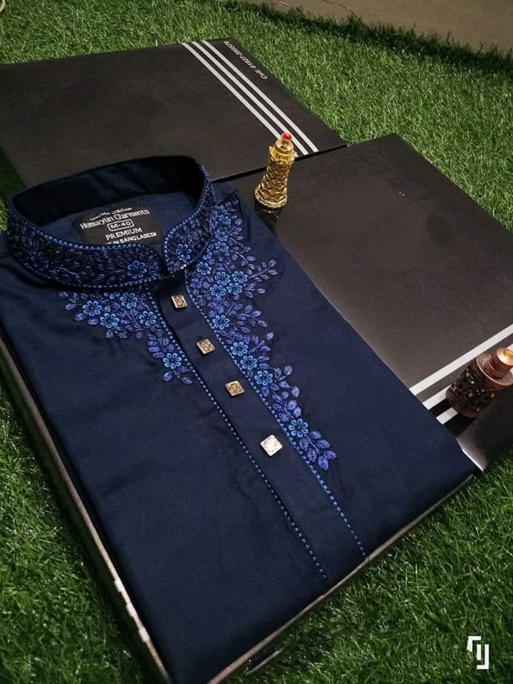 Premium Quality Cotton Panjabi- Without Box (SS)
