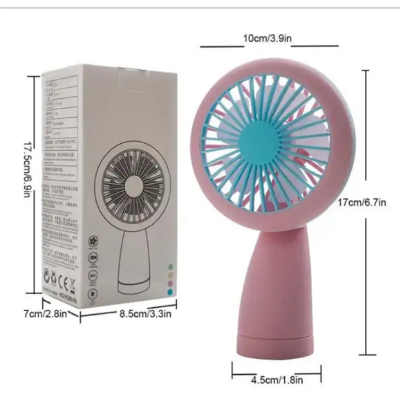 Rechargeable mini Led hand fan-Random color ( DS)