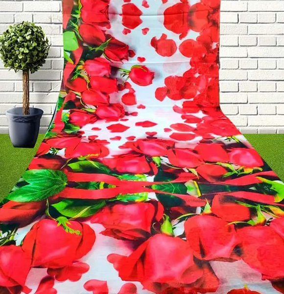 Digital Printed Colurful Saree (MSF)