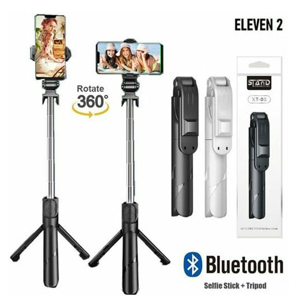 Stand XT-02 Aluminium Alloy Bluetooth Remote Control Selfie Stick