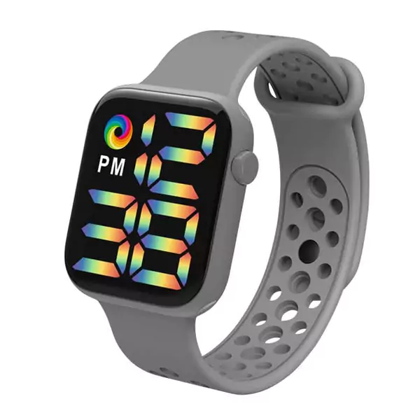 LED display screen watch for man, children's electronic digital led display watch (ANV)