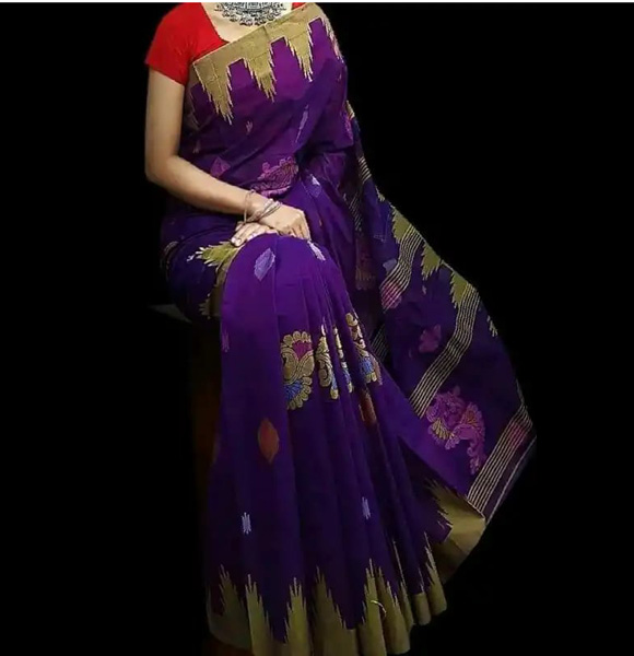Half Silk Monipuri Saree GM-963