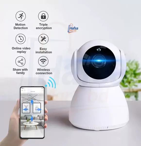 Robot V380 Pro WIFI Smart Net Camera IP Camera with Lan port (ANV)