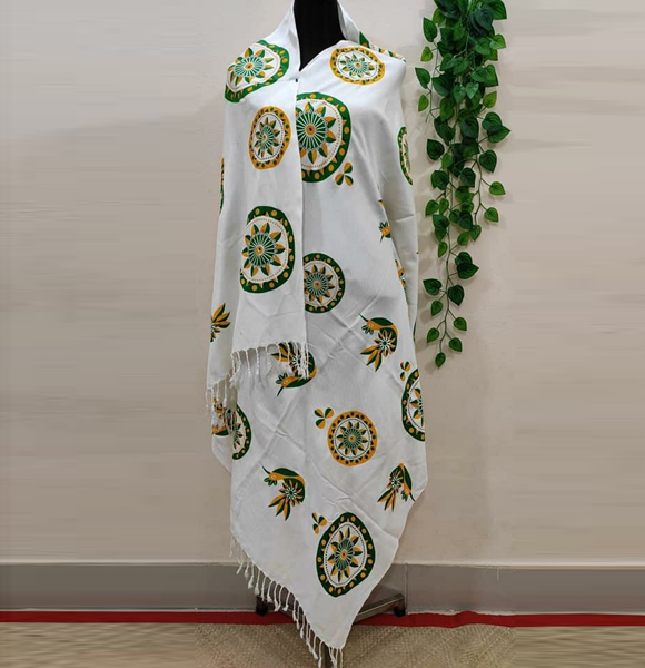 Aarong Printed Bizcos Shawl GM-1622
