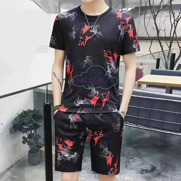 Stylish and Fashionable Shirt Set for Younger Gays (Black)