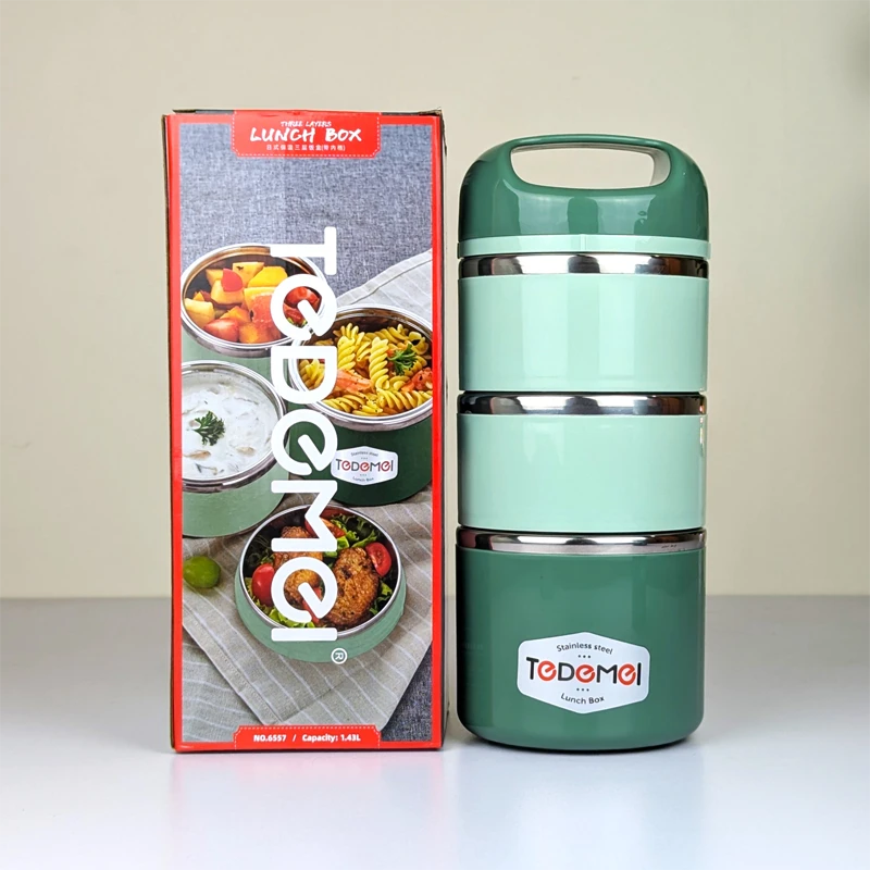 3.5 Layers 1.43L Stainless Steel Lunch Box