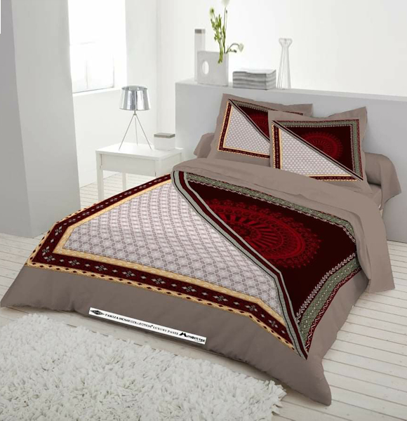 Premium Quality King Size Printed Bed Sheet GM-260