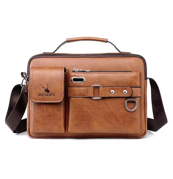 Luxury Brand Mens Leather Bags Messenger Bag Briefcase Satchel Shoulder Handbag CrossBody Bag For Work Business