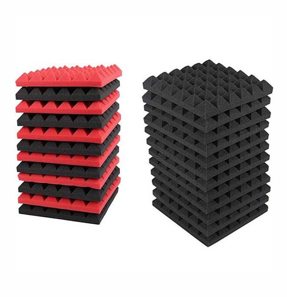 Soundproof Acoustic Foam Panel, Sound Insulation Treatment Studio Wall Liner Sound-Absorbing Pyramid Wall Panel