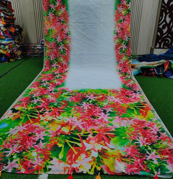 Digital Printed Colurful Saree (MSF)