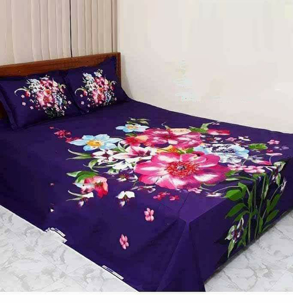 Premium Quality King Size Printed Bed Sheet GM-221