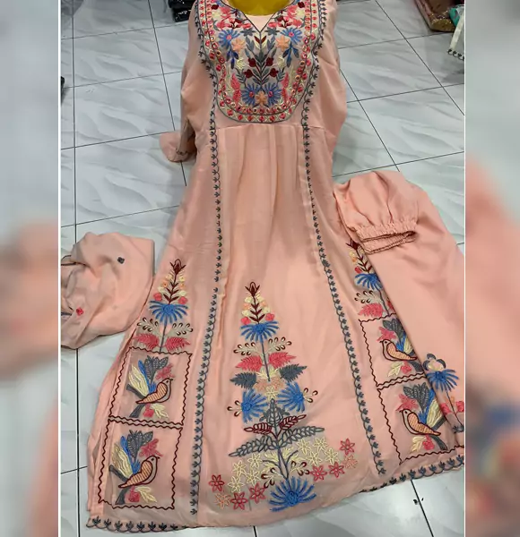 Readymade Soft Georgette Salwar Kameez 4pcs