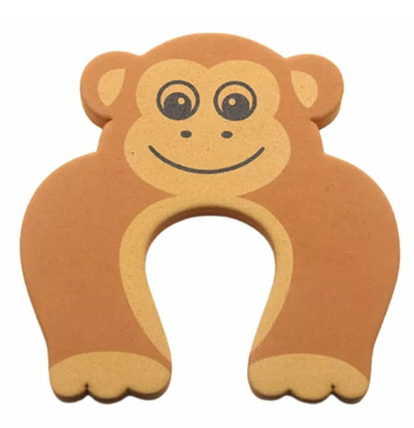 3 Pieces of Baby Child Anti-theft Doorstop Finger Safety Protection, Noise Protection and Anti-pinch Random Color