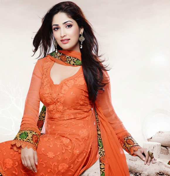 Georgette Three Piece With Embroidery Work