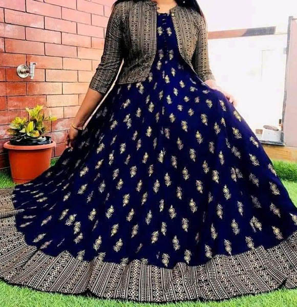 Readymade Kurti with Extra Koti. (EF)