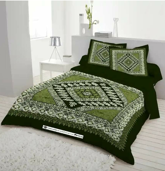 Premium Quality King Size Printed Bed Sheet GM-276