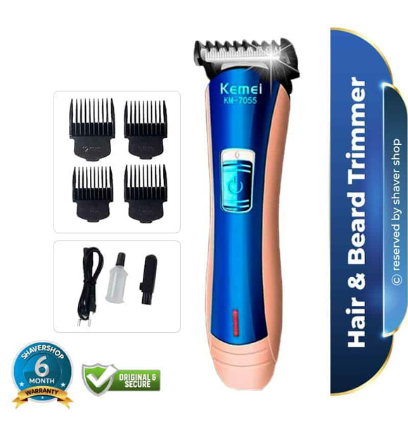 Kemei KM-7055 Beard Trimmer & Hair Clipper