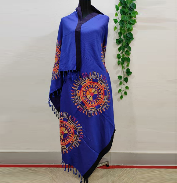Aarong Printed Bizcos Shawl GM-1618