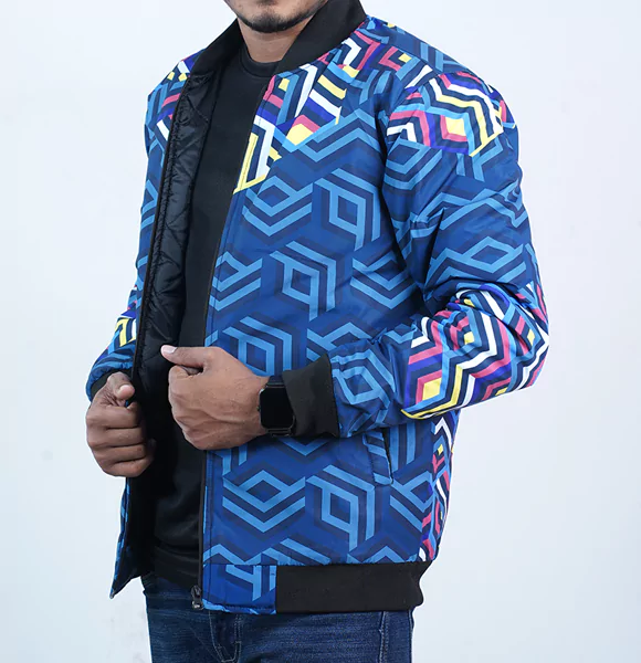 Premium Printed Winter Jacket For Men