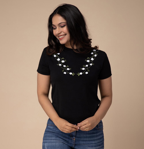 Ladies Cotton T-shirt (TD)