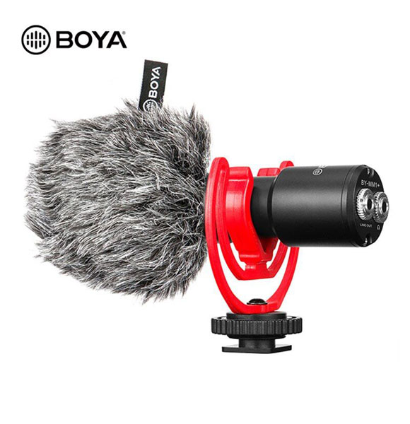 Boya MM1 Plus Super-Cardioid Shotgun Microphone For Vlogging, Live Streaming, Audio Recording