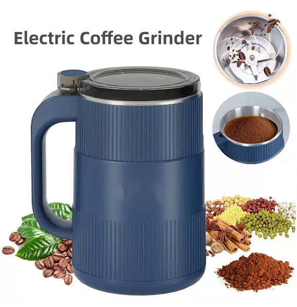 Coffee Grinders Electric Safe and DurableEasy handling,Bean, Herb,Spice Grinder,ButtonsGrinder for kitchenSpice Grinder Electric