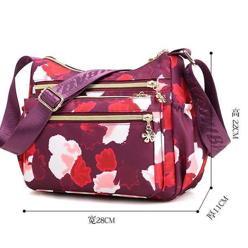 Korean Sports Travel Shoulder Bag (Maroon)