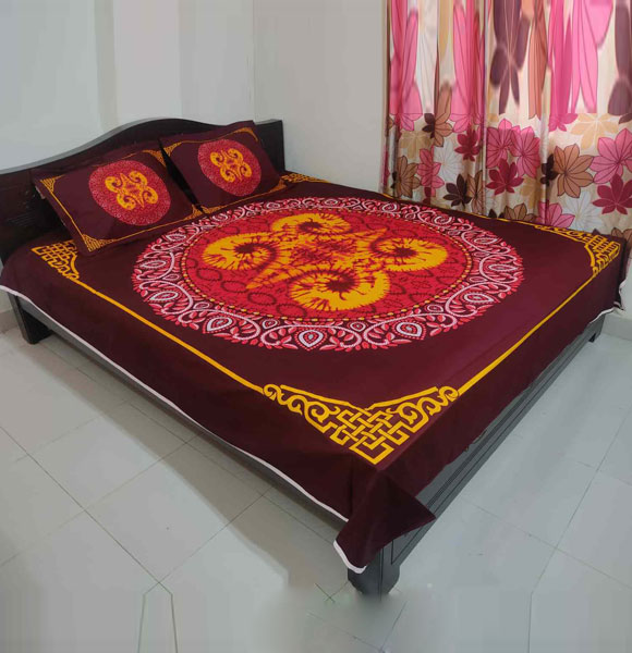 Premium Quality King Size Printed Bed Sheet