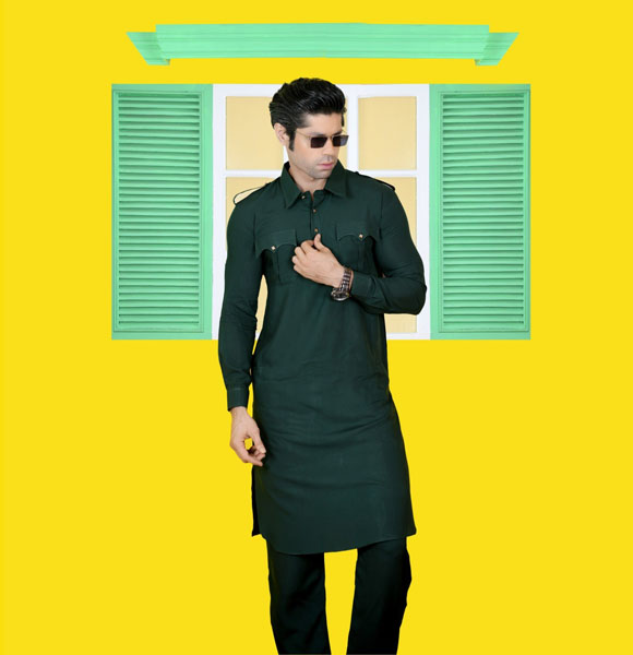 Eid Collection Stylish Kabli Set for Men (green)
