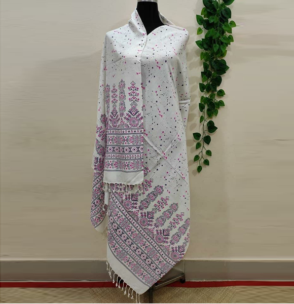 Aarong Printed Bizcos Shawl GM-1628