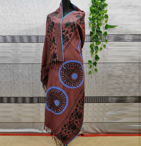 Aarong Printed Bizcos Shawl GM-1605