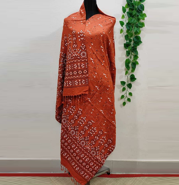 Aarong Printed Bizcos Shawl GM-1555