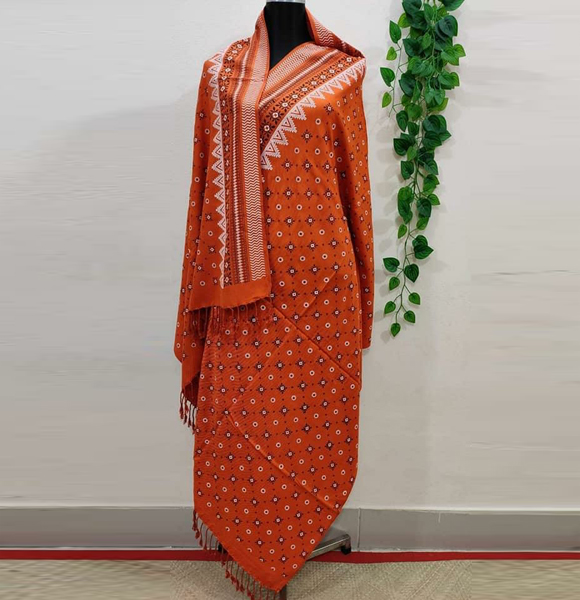 Aarong Printed Bizcos Shawl GM-1552
