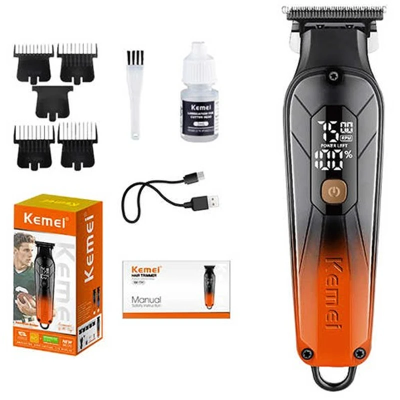 Kemei KM-1741 Rechargeable Beard And Hair Clipper