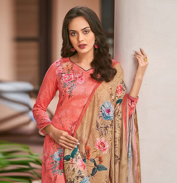 Original Indian Unstitched 3 Piece Salwar Kameez-CBU-853