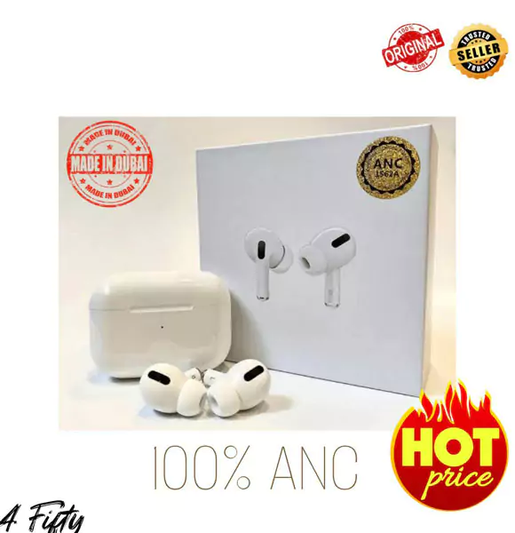 Apple AirPods Pro (ANC MADE IN DUBAI) Active Noise Reduction Bluetooth Earbuds