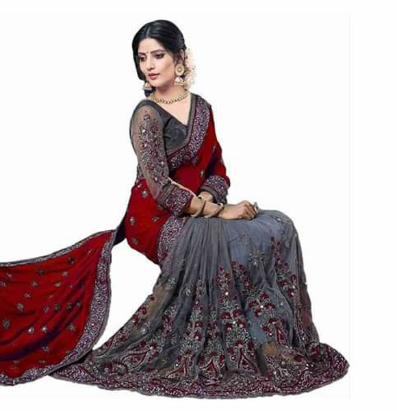Indian Georgette Saree (JNV)