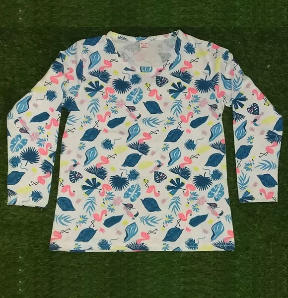 Girls Printed Long Sleeve Tops 2
