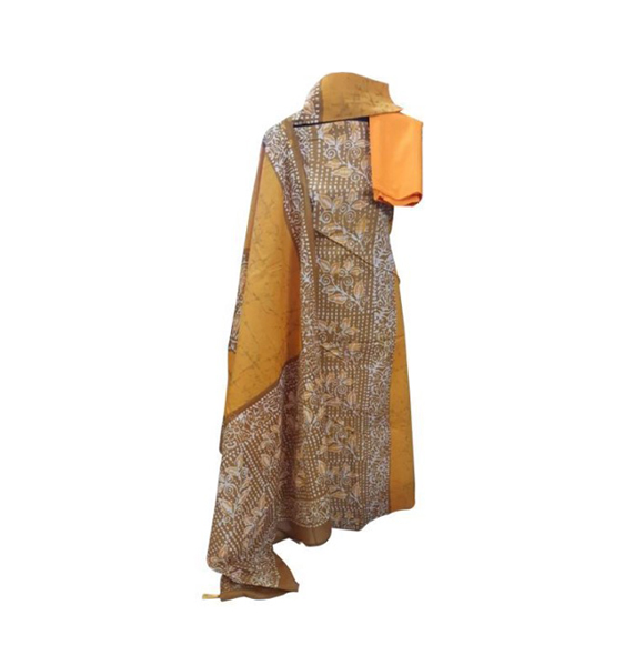 Batik Cotton 3 Pieces Dress Set - CSS 15 A