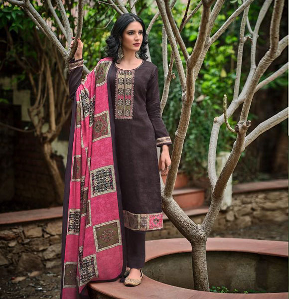 Original Indian Unstitched 3 Piece Salwar Kameez-CBU-841