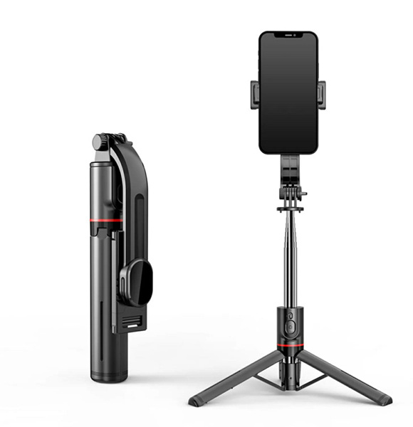L13d Bluetooth Tripod Selfie Stick with Front and Rear Fill Light (DS)