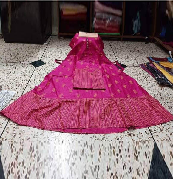 Readymade Kurti with Extra Koti. (EF)