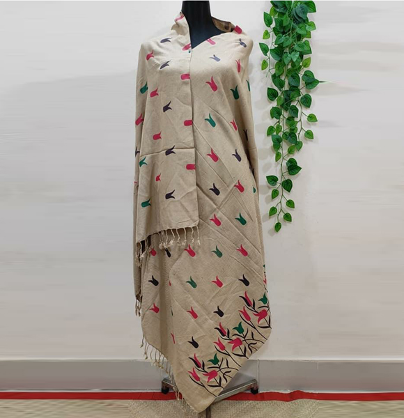 Aarong Printed Bizcos Shawl GM-1632