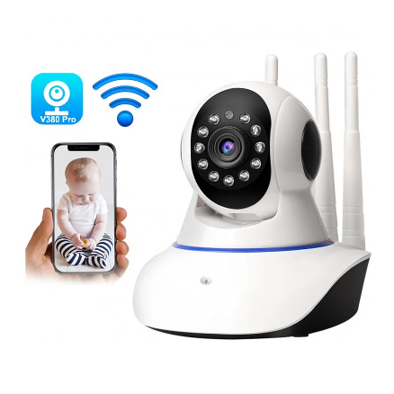 Three Antenna Robot Wifi IP Camera