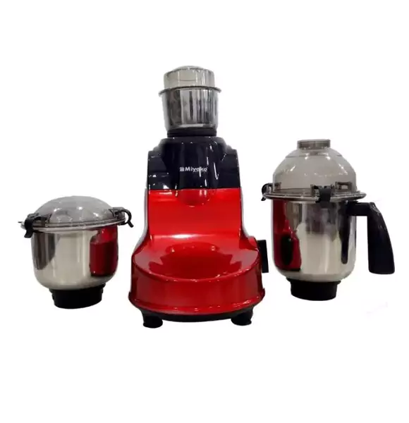 Miyako Red Horse 3 in 1 Electric Blender 1100W - Red & Silver (NNZ)