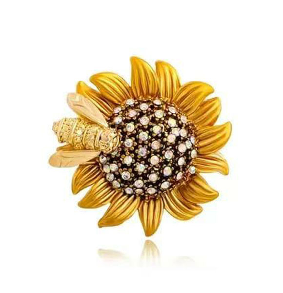 High-end Temperament Pearl Flower Brooch White Pink Tulip Bouquet Brooch Korean version Popular Accessories- GM-1995