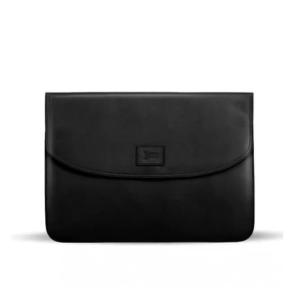 Black Ralphy Premium Leather Laptop Sleeve SB-LC701