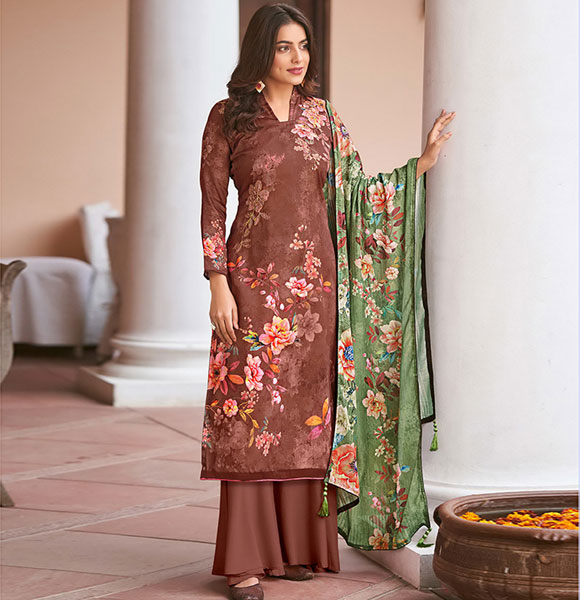 Original Indian Unstitched 3 Piece Salwar Kameez-CBU-856