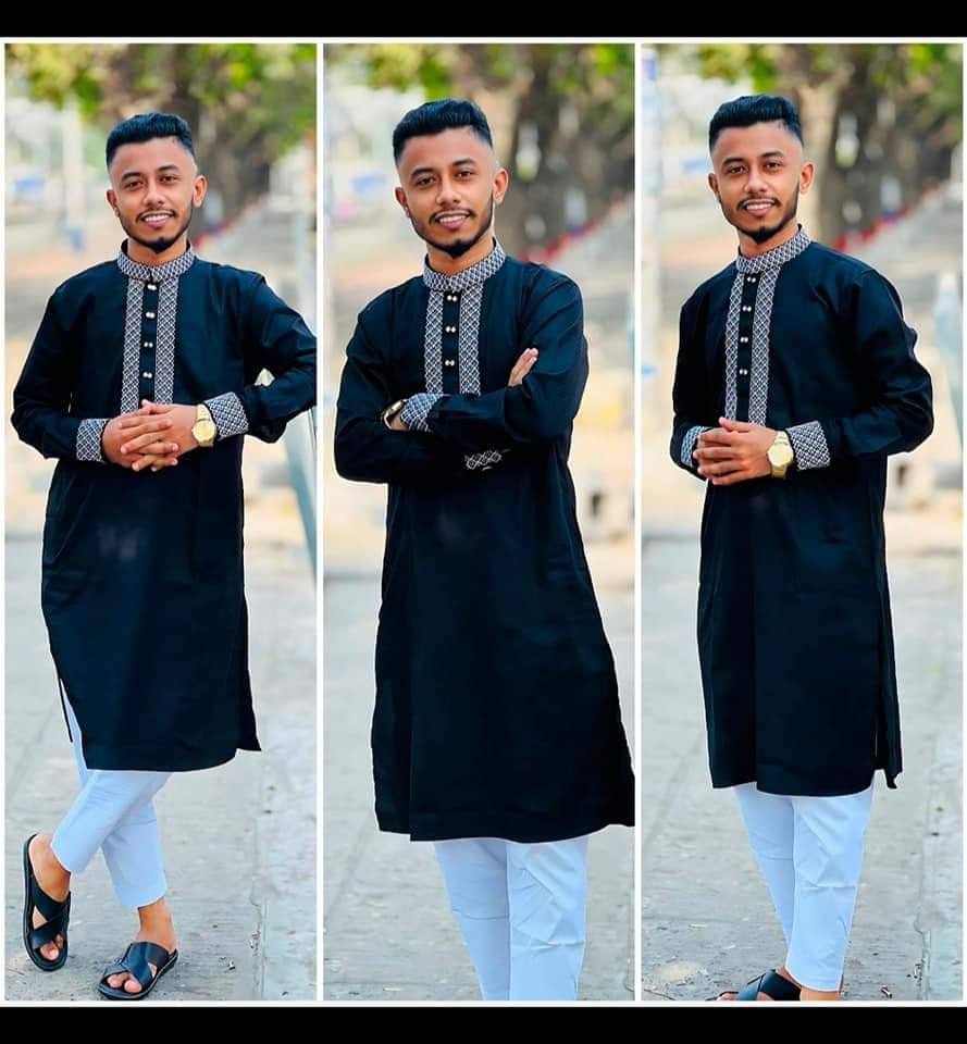 Premium Quality Cotton Panjabi- Without Box (SS)