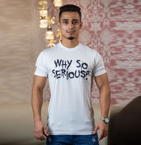 Summer Comfortable Jersey Round Neck T-shirt For Men